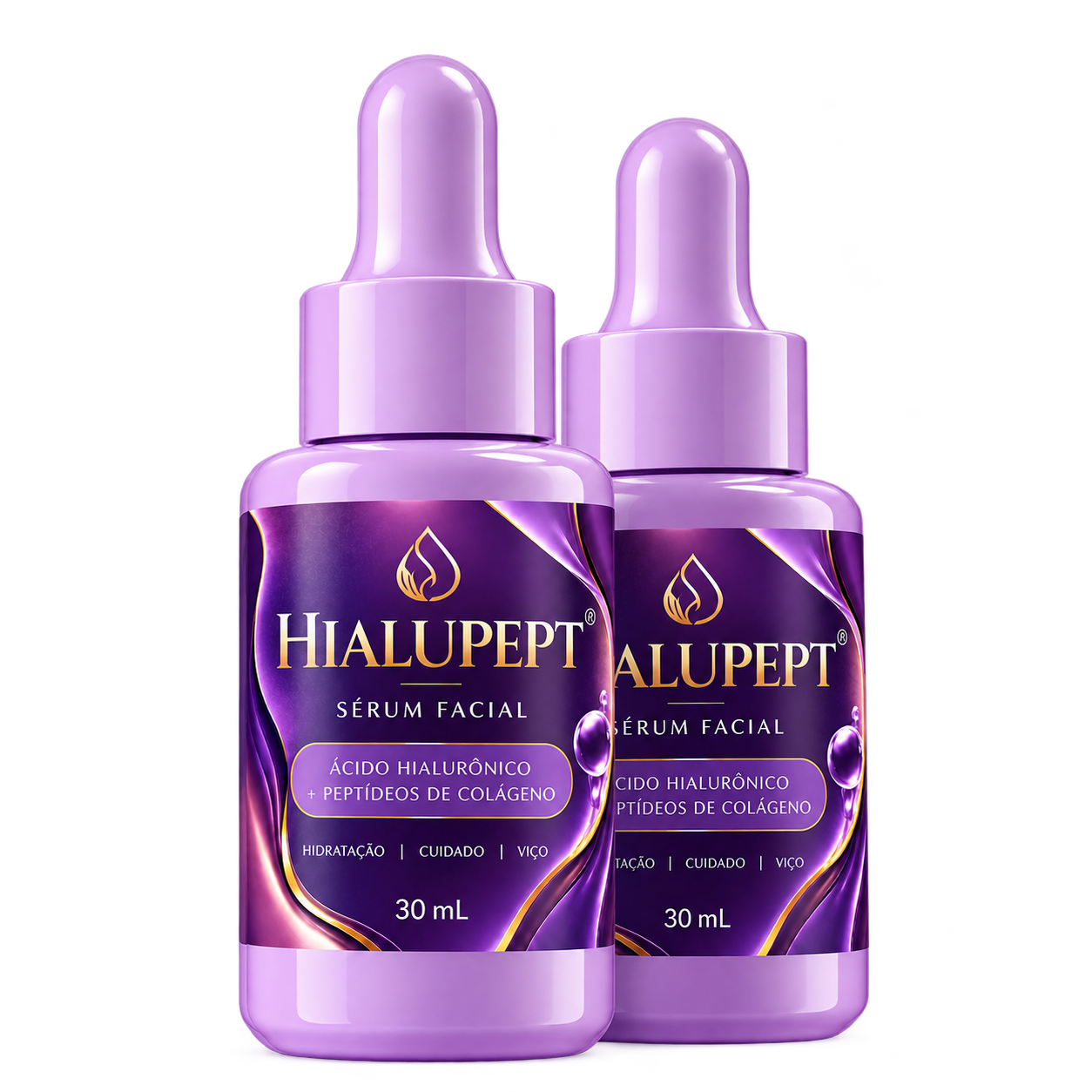 Combo com 2 frascos HialuPept 30 mL
